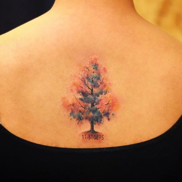 tatuaggio albero  93